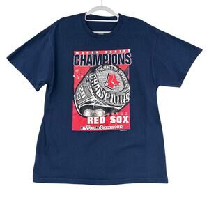 VF Imagewear Blue Boston Red Sox Graphic Short Sleeve Vintage 2013 T-Shirt Large